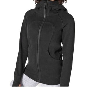 Lululemon Scuba Zip Hoodie Black Extra Long Womens Size 10